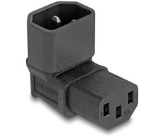 DeLock DeLOCK 80472 keitiklis / adapteris IEC 60320 C14 IEC 60320 C13 Juoda