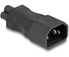 Delock AV adapteris DeLOCK 80468 lyties keitiklis / kabelis IEC 60320 C14 IEC 60320 C5 juodas