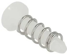 Delock Push rivet - Plastic - Baltas - Electronics - Flat head - 6.3 mm