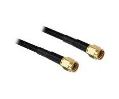 Delock Antennenkabel RP-SMA Stecker > RP-SMA Stecker LMR195 5 m