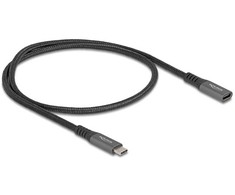 USB kabelis Delock USB-C - USB-C 0,5 m juodas (80021)