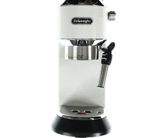 De’Longhi Dedica Style EC 685.W, Espreso kavos aparatas, 1,1 l, Kavos kapsulė, Malta kava, 1300 W, Juoda, Sidabrinė, Balta