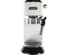 De’Longhi Dedica Style EC 685.W, Espreso kavos aparatas, 1,1 l, Kavos kapsulė, Malta kava, 1300 W, Juoda, Sidabrinė, Balta