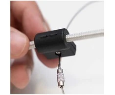 Adapterių žiedų tvirtinimo spaustukai DELTACO, 5 vnt., juodi / HDMI-ARACCX5 / 1902498