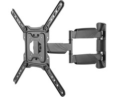Laikiklis DELTACO 3 krypčių, 23-55", iki 35kg, juodas / ARM-1205