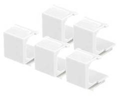 Deltaco Gniazda jungiama į tinklą Blank cover for Keystone jungtys 5-pack (VR-229)