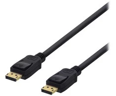 Laidas DELTACO DP-1030D, DisplayPort, 3m, 4K UHD, DP 1.2, juodas
