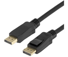 DisplayPort DP1.4 lankstus kabelis DELTACO, 5M, juodas / DP-1050D-FLEX / 1903051