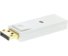 DELTACO „DisplayPort to HDMI“ adapteris su garsu, „Full HD @ 60Hz“, baltas,