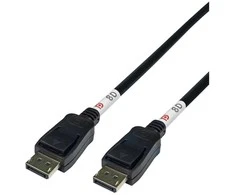 Deltaco DP80-1005, 0,5 m, DisplayPort, DisplayPort, Kištukas, Kištukas, 7680 x 4320 pikselių