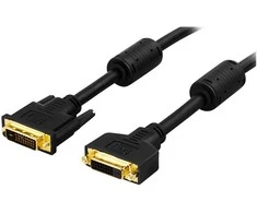 Kabelis Deltaco DVI- D - DVI- D 2m Juoda (DVI- 602A)