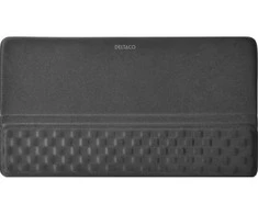 Klaviatūra Deltaco 1903247, Gelis, Likra, Viskoelastinė medžiaga, Juoda, 880 g, 1 vnt., 450 mm, 40 mm