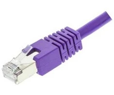 Deltaco STP-603P, 0,3 m, Cat6, F/UTP (FTP), RJ-45, RJ-45, violetinis