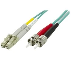 Optinis kabelis OM3 LC - ST, dvipusis, multimodas, 50/125, 5m DELTACO / LCST-65