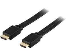 Kabelis Deltaco HDMI - HDMI 2m juoda (HDMI-1020F)