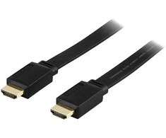 Kabelis Deltaco HDMI - HDMI 1m juoda (HDMI-1010F)