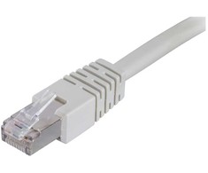Deltaco STP-625, 25 m, Cat6, RJ-45, RJ-45, pilkas