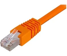 Deltaco STP-60-OR, 0,5 m, Cat6, RJ-45, RJ-45, oranžinis