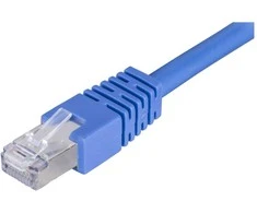 Deltaco STP-60B, 0,5 m, Cat6, RJ-45, RJ-45, mėlynas