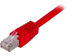 Deltaco STP-63R, 3 m, Cat6, RJ-45, RJ-45, raudonas