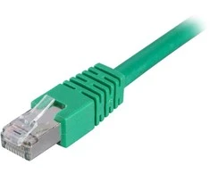 Deltaco STP-62G, 2 m, Cat6, RJ-45, RJ-45, Žalias