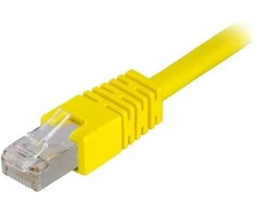 Deltaco STP-62GL, 2 m, Cat6, RJ-45, RJ-45, Geltonas