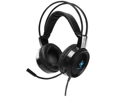 Deltaco GAM-105, su laidu, Gaming, 20 - 20000 Hz, Ausinės, Juodas