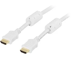 Kabelis Deltaco HDMI - HDMI 3m balta (HDMI- 1030A)