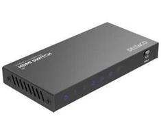 Deltaco HDMI-7053, HDMI, USB Type-C, Juodas, 60 Hz, 7680 x 4320 pikselių, 8K Ultra HD