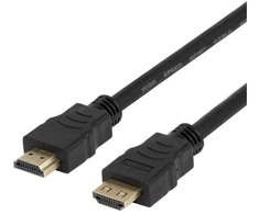 Didelės spartos Flex HDMI kabelis DELTACO, 7M, su užraktu, 4K/30 Hz, juodas / HDMI-1060D-FLEX-LOCK / 1903057