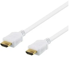 DELTACO didelės spartos HDMI kabelis, 15 m, Ethernet, 4K UHD, baltas