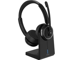 HL-100 Belaidės Stereo ausinės DELTACO, ant ausų, USB adapteris, įkrovimo stovas / HL-100 / 1903274