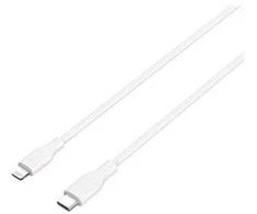 Deltaco IPLH-452-1, 2 m, „Lightning“, USB C, Kištukas, Kištukas, Balta