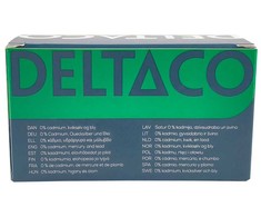Deltaco LR03-40B, vienkartinė baterija, AAA, šarminė, 1,5 V, 40 vnt., 1300 mAh