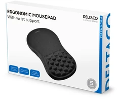 Ergonomiškas pelės kilimėlis su riešo atrama DELTACO / MA-0100 / 1903248