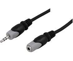 Inline DELTACO 3,5 mm vidinis iki 3,5 mm moteriškas garso ilgintuvas, 10 m