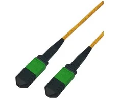MPO12-MPO12 Optinis kabelis DELTACO, type B, OS2, APC, 3m / MPO12B-23