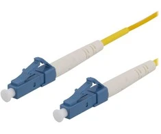 OS2 optinis kabelis, DELTACO, LC – LC, simplex, singlemode, UPC, 8m / LCLC-8S-SI