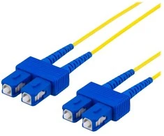 OS2 optinis kabelis DELTACO, SC - SC, duplex, singlemode, 7m / FB-57S