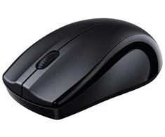 Optinė belaidė pelė DELTACO, USB imtuvas, 3 mygtukai su slinkties rankenėle, 1200 DPI, juoda / MS-811 / 1903434