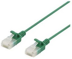 Deltaco - Patch kabelis - RJ-45 (kištukas) į RJ-45 (kištukas) - 5 m - UTP - CAT 6a - lieto plieno, be kablio - žalias