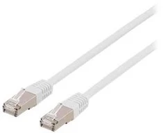DELTACO U/FTP Cat6a jungiamasis kabelis, LSZH, 0,5 m, vit