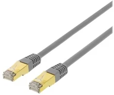 Deltaco STP-715, 15 m, Cat7, S/FTP (S-STP), RJ-45, RJ-45, Pilka