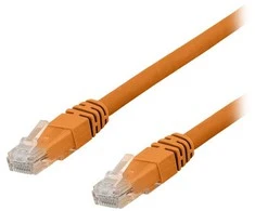Deltaco TP-65ORAU, 5 m, Cat6a, U/UTP (UTP), RJ-45, RJ-45, oranžinis