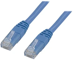 Deltaco - Tinklo kabelis - RJ-45 (vyriškas) į RJ-45 (vyriškas) - 10 m - UTP - CAT 6 - mėlyna