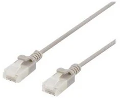 U/UTP Cat6a kabelis DELTACO, plonas, 3,5 mm skersmens, 0,3 m, pilkas / UUTP-1000