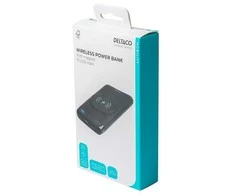 Išorinė baterija DELTACO, belaidis, 10 000 mAh, 1x USB-A, 1x USB-C PD, mag. / PB-Q1003