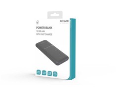 DELTACO PB-C1007 nešiojamas akumuliatorius 10 000 mAh 2x USB-A 18 W, USB-C PD 20 W