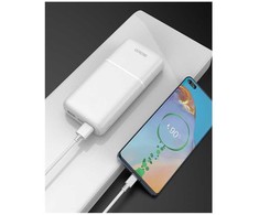 Deltaco 20 000 mAh išorinė baterija, 2x USB-A, 1x USB-C