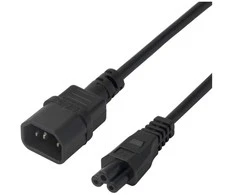 Maitinimo kabelis DELTACO IEC C14 - IEC C5, 3m, juodas / 1902270